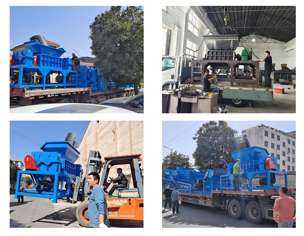 hydraulic waste tire shredder machine hydraulic waste tire shredder machine